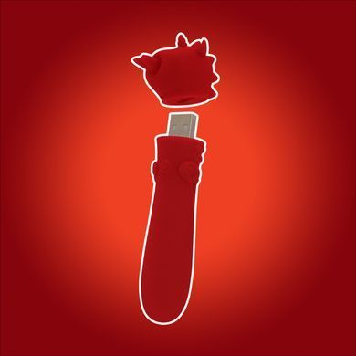 Вібратор-єдиноріжка Unihorn USB Bullet &ndash; Blaze Diablo віброкуля, USB-зарядка, 10 режимів &mdash; купити в інтим-бутику EroticToys