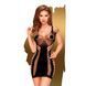Міні-сукня з сюрреалістичним візерунком Penthouse - Juicy Poison Black S/L в інтим-бутику EroticToys