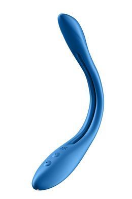 Універсальний гнучкий вібратор для пар Satisfyer Elastic Game Dark Blue &mdash; купити в інтим-бутику EroticToys