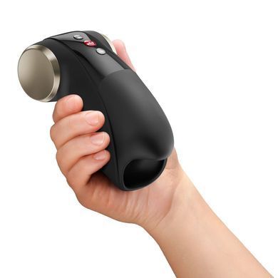 Мастурбатор для головки пеніса Fun Factory COBRA LIBRE II Black, 2 мотори, гра без рук &mdash; купити в інтим-бутику EroticToys