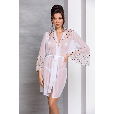 Повітряний пеньюар Passion LOVELIA PEIGNOIR L/XL, white &mdash; купити в інтим-бутику EroticToys