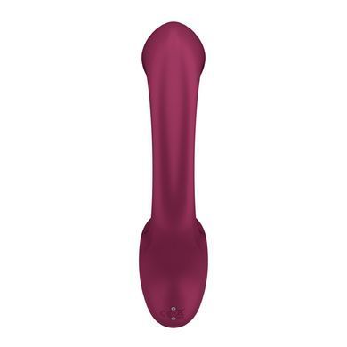 Вагінально-кліторальний вібратор Satisfyer G for Goddess 2 Wine Red, 2 мотори &mdash; купити в інтим-бутику EroticToys
