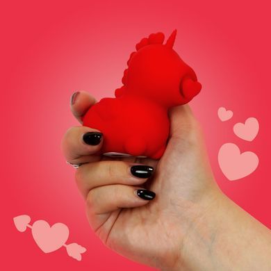 Вібратор-єдиноріжка Unihorn &ndash; Cupid's Beau, масажувальний язичок-сердечко &mdash; купити в інтим-бутику EroticToys