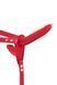Подвійний страпон з вібрацією Fetish Tentation Vibrating Strap-On Red (м'яте паковання!!!)