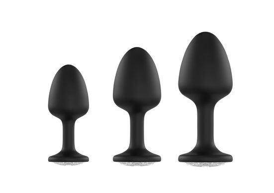 Анальна пробка Dorcel Geisha Plug Diamond XL з кулькою всередині, створює вібрації, макс діаметр 4,5 &mdash; купити в інтим-бутику EroticToys