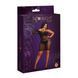 Сукня-бодістокінг Moonlight Plus Model 05 XL-XXXL Black, закрите одне плече та рукав в інтим-бутику EroticToys