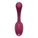 Вагінально-кліторальний вібратор Satisfyer G for Goddess 2 Wine Red, 2 мотори в інтим-бутику EroticToys
