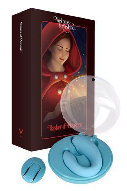 Вібратор для пар FairyGasm PleasureBerry blue, зарядний кейс, пульт ДК &mdash; купити в інтим-бутику EroticToys