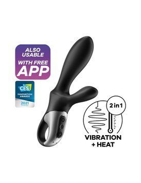 Універсальний смарт-вібратор з підігрівом Satisfyer Heat Climax + (м'яте паковання!!!) &mdash; купити в інтим-бутику EroticToys