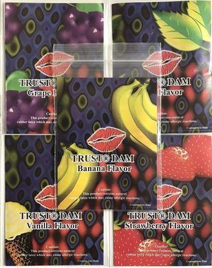Набір латексних серветок Latex Dental Dams Assorted 100 шт &mdash; купити в інтим-бутику EroticToys