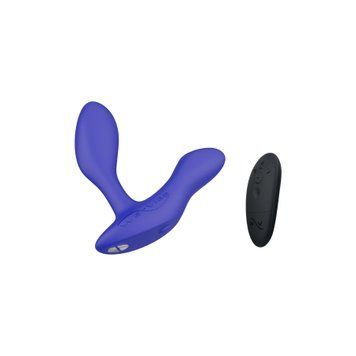 Смарт-вібромасажер простати We-Vibe Vector+ ROYAL BLUE, пульт ДК, регульований кут нахилу &mdash; купити в інтим-бутику EroticToys