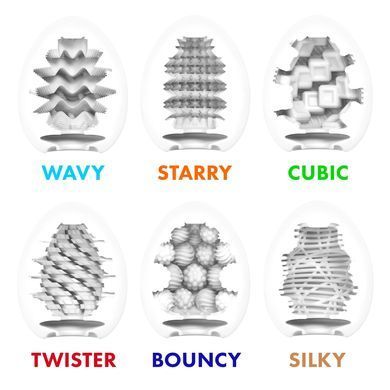 Мастурбатор-яйце Tenga Egg Cubic &mdash; купити в інтим-бутику EroticToys