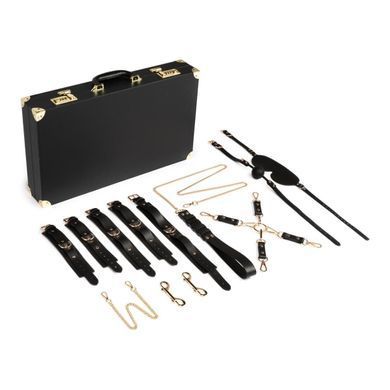 Набір для BDSM Bedroom Fantasies: Bondage Suitcase 13 Pcs - Cow Leather &mdash; купити в інтим-бутику EroticToys