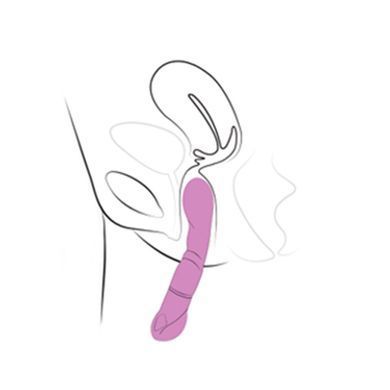 Вібратор Adrien Lastic Nyx 2.0 стимуляція точки G і входу в піхву, що перезаряджається &mdash; купити в інтим-бутику EroticToys