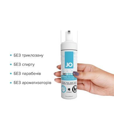 М&rsquo;яка пінка для очищення іграшок JO REFRESH (207 мл) дезінфікує, проникає глибоко &mdash; купити в інтим-бутику EroticToys