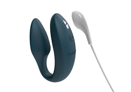 Смарт-вібратор для пар We-Vibe Sync 2 Green Velvet, 10 віброрежимів, пульт ДК &mdash; купити в інтим-бутику EroticToys