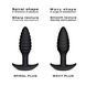 Анальна пробка Dorcel WAVY PLUG, діаметр 3 см, силікон в інтим-бутику EroticToys