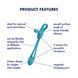Мультивібратор Satisfyer Plug & Play 1, для неї та для нього, 2 мотори в інтим-бутику EroticToys