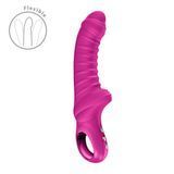 Вібратор для точки G Fun Factory TIGER Magenta, ребристий, підходить для анальної стимуляції &mdash; купити в інтим-бутику EroticToys