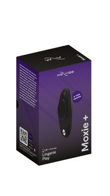 Смарт-вібратор у трусики We-Vibe Moxie+ Satin Black, оновлений пульт ДК &mdash; купити в інтим-бутику EroticToys