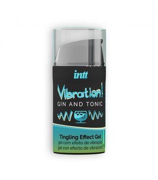 Рідкий вібратор Intt Vibration Gin Tonic (15 мл) &mdash; купити в інтим-бутику EroticToys