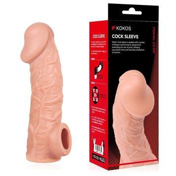 Насадка на член Kokos Cock Sleeve CS 001 M (м'ята упаковка!!!) &mdash; купити в інтим-бутику EroticToys