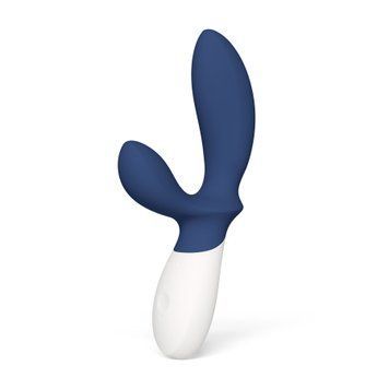 Масажер простати LELO Loki Wave 2 Base Blue, 2 мотори, манливий рух + вібрація &mdash; купити в інтим-бутику EroticToys
