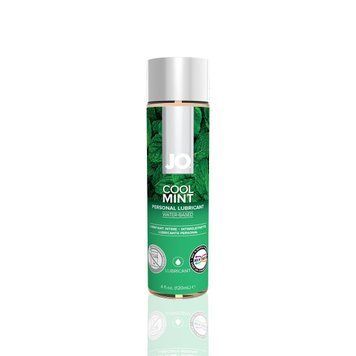 Змазка на водній основі JO H2O &mdash; Cool Mint (120 мл) без цукру, рослинний гліцерин &mdash; купити в інтим-бутику EroticToys