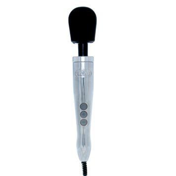 Вібромасажер DOXY Die Cast Polished (Silver), дуже потужний, живлення 220В, металевий корпус &mdash; купити в інтим-бутику EroticToys
