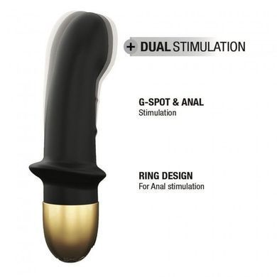Вібратор Dorcel Mini Lover Black 2.0 перезаряджуваний, для точки G і масажу простати &mdash; купити в інтим-бутику EroticToys