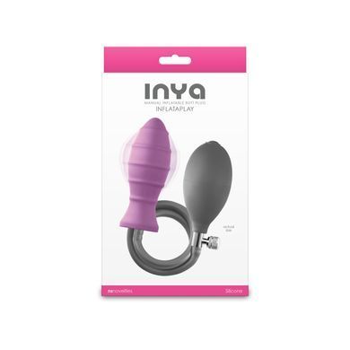 Надувна анальна пробка NS Novelties INYA - InflataPlay - Pink &mdash; купити в інтим-бутику EroticToys
