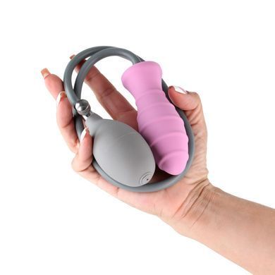 Надувна анальна пробка NS Novelties INYA - InflataPlay - Pink &mdash; купити в інтим-бутику EroticToys