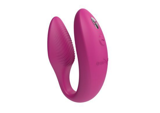 Смарт-вібратор для пар We-Vibe Sync 2 Rose, 10 віброрежимів, пульт ДК &mdash; купити в інтим-бутику EroticToys