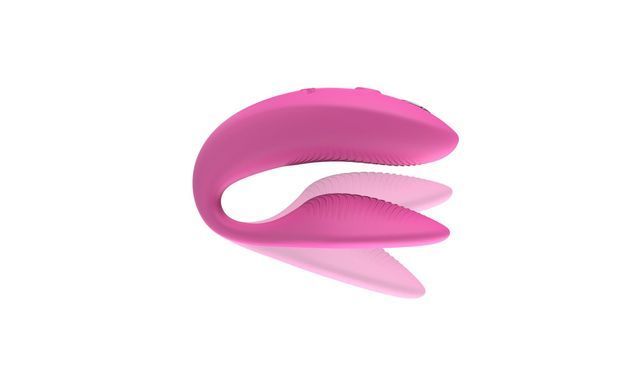 Смарт-вібратор для пар We-Vibe Sync 2 Rose, 10 віброрежимів, пульт ДК &mdash; купити в інтим-бутику EroticToys