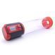 Автоматична вакуумна помпа Men Powerup Passion Pump Red, LED-табло, перезаряджувана, 8 режимів в інтим-бутику EroticToys