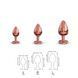 Металева анальна пробка із прикрасою у вигляді кристалу Dorcel - Diamond Plug L в інтим-бутику EroticToys